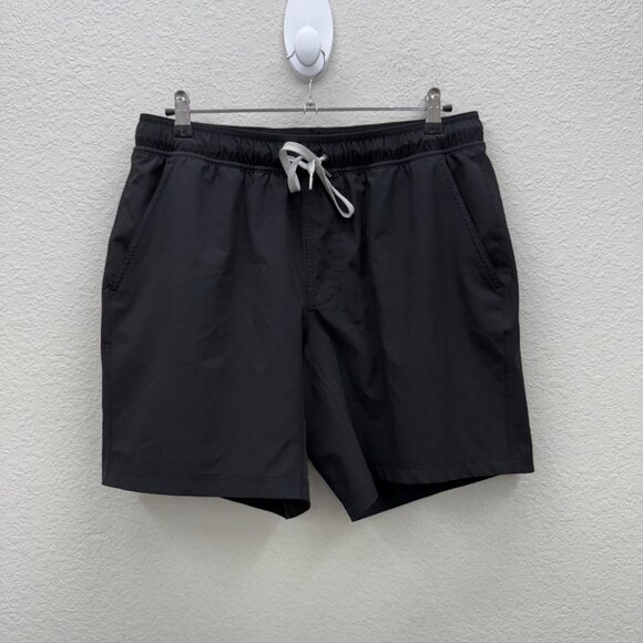 True Classic Other - True Classic Black Performance Lined Swim Trunks Shorts with Pockets Mens Large